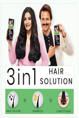 VIP Hair Colour Shampoo 180ml Black