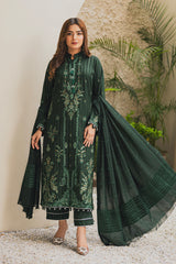 Peridot Luxury Embroidered Unstitched 3Pc Suit - PD-376A