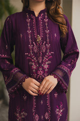 Peridot Luxury Embroidered Unstitched 3Pc Suit - PD-376B