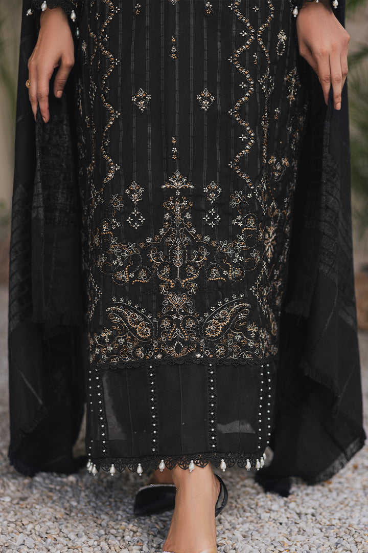 Peridot Luxury Embroidered Unstitched 3Pc Suit - PD-377B